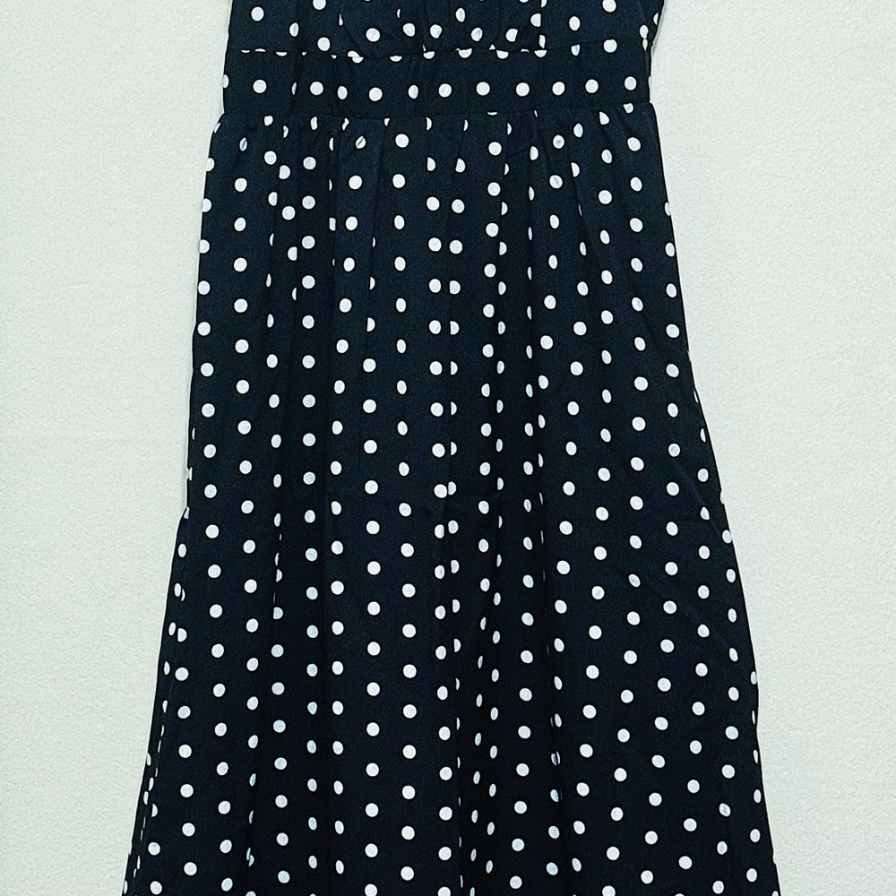 Black and White Polka Dot Dress